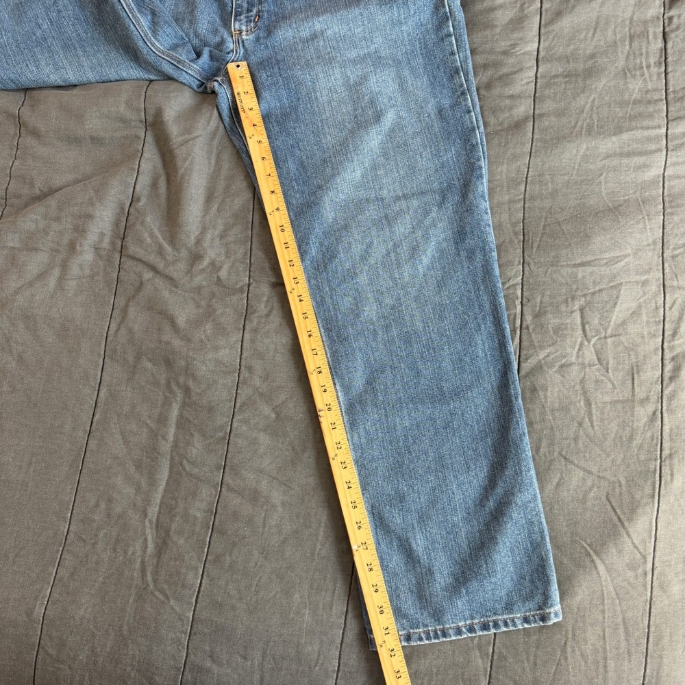 Carhartt Relaxed Fit Work Jeans BD1483-M Utility Denim Medium Wash Blue 42x32 - Picture 13 of 14